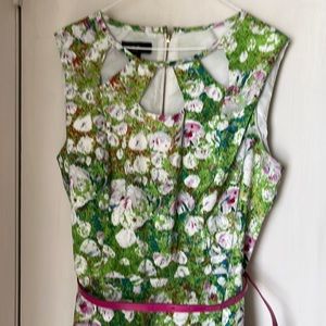 Floral print dress. Size 16. AGB   Flared skirt